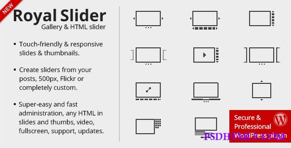 RoyalSlider v3.4.2 - Touch Content Slider for WordPress Plugins - 尚睿切图网-尚睿切图网