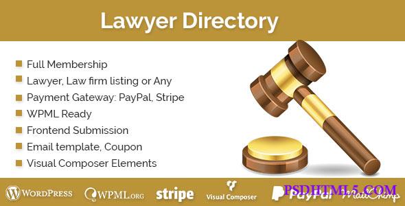 Lawyer Directory v1.2.9  Plugins-尚睿切图网