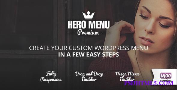 Hero Menu v1.15.7 - Responsive WordPress Mega Menu Plugin  Plugins-尚睿切图网