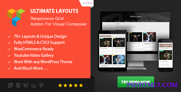 Ultimate Layouts v3.0.8 – Responsive Grid fo Visual Composer  Plugins-尚睿切图网