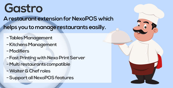 Gastro v2.4.1 - NexoPOS 插件的餐厅扩展-尚睿切图网