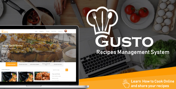 Gusto v3.4 - 食谱管理系统插件-尚睿切图网