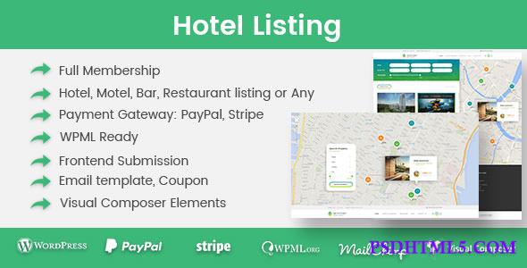 Hotel Listing v1.3.4  Plugins-尚睿切图网