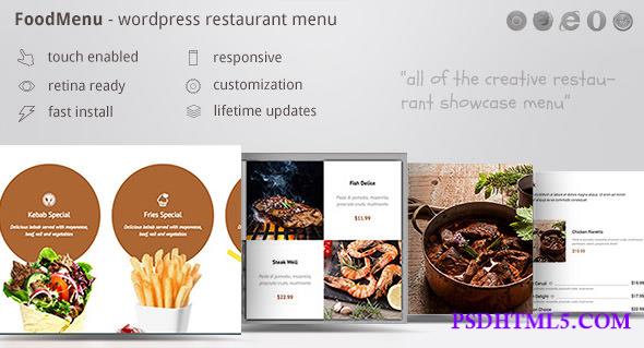 FoodMenu v1.17 – WP Creative Restaurant Menu  Plugins-尚睿切图网