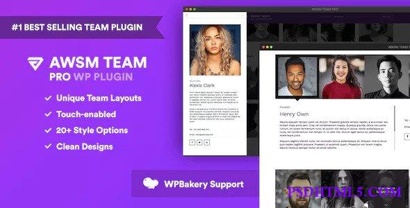 The Team Pro v1.11.1 – Team Showcase WordPress Plugin  Plugins-尚睿切图网