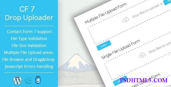 Drop Uploader for CF7 v2.3.1  Plugins-尚睿切图网