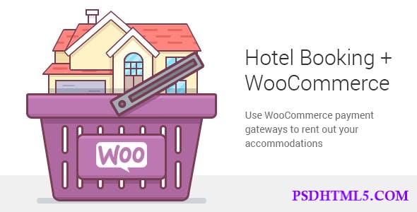 Hotel Booking WooCommerce Payments Addon v1.0.7  Plugins-尚睿切图网