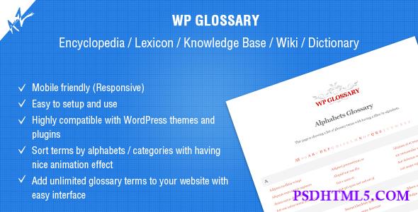 WP Glossary v2.5 – Encyclopedia, Lexicon, Knowledge Base  Plugins-尚睿切图网