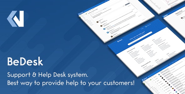 BeDesk v1.3.6 – 客户支持软件 – 帮助台票务系统插件-尚睿切图网