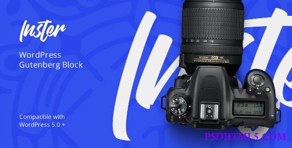 Inster v2.0.0 - Instagram Block for WordPress Gutenberg Editor  Plugins-尚睿切图网