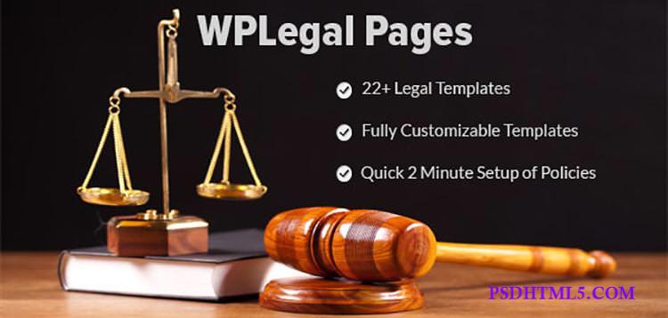 WP Legal Pages Pro v8.5.0 - WordPress Plugin  Plugins-尚睿切图网