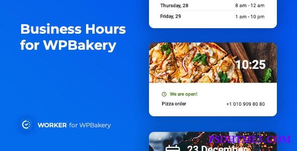 Business Hours for WPBakery v1.1.1 – Worker addon  Plugins-尚睿切图网
