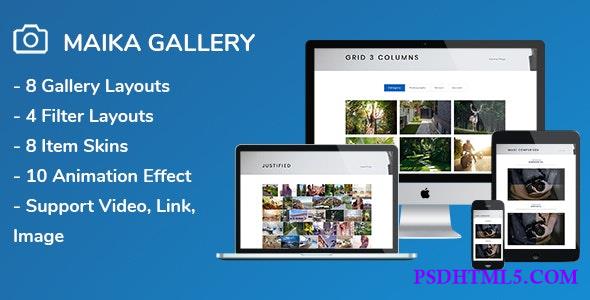 Maika v1.21 – Gallery Plugin for Wordpress  Plugins-尚睿切图网