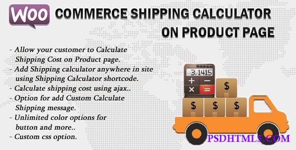 Woocommerce Shipping Calculator On Product Page v2.8  Plugins-尚睿切图网