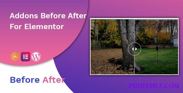 Before After Image Slider Elementor Addon v1.0.1  Plugins-尚睿切图网