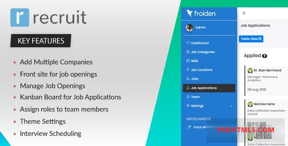 Recruit v2.3.6 – 招聘管理器 – nulled 插件-破解版-尚睿切图网