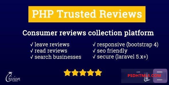 PHP Trusted Reviews v1.3.2 – nulled插件-免激活插件-破解版-尚睿切图网