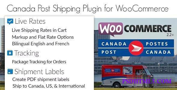 Canada Post Woocommerce Shipping Plugin v1.7.10  Plugins-尚睿切图网