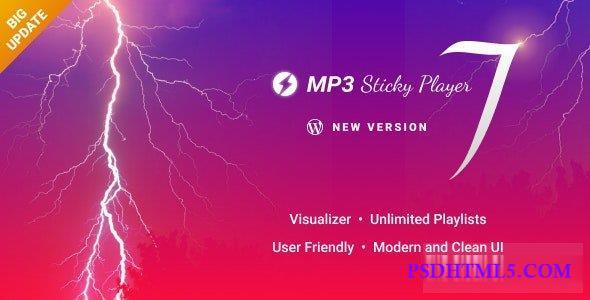 MP3 Sticky Player v7.3 - Wordpress Plugin  Plugins-尚睿切图网