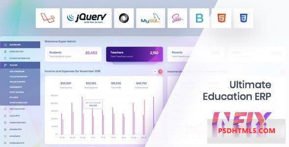 InfixEdu v7.2.1 – 学校管理系统软件 – nulled Plugins-尚睿切图网
