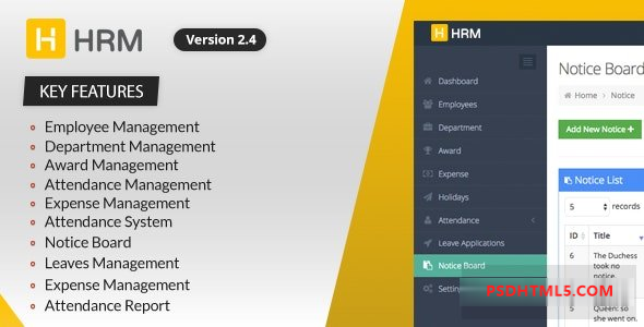 HRM v4.0.2 – 人力资源管理 – nulled插件-免激活插件-破解版-尚睿切图网