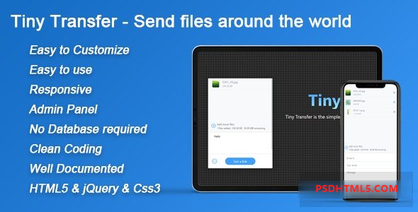 TinyTransfer v1.1.6 – 向全世界发送文件 插件-尚睿切图网