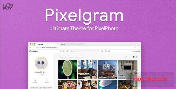 Pixelgram v1.4.2 – 终极像素照片主题插件-尚睿切图网