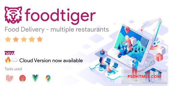 FoodTiger v3.6.0 - 食物配送 - 多个餐馆插件-尚睿切图网