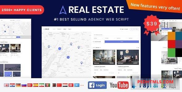 Real Estate Agency Portal v1.7.3 – nulled插件-免激活插件-破解版-尚睿切图网