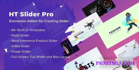 HT Slider Pro For Elementor v1.0.9  Plugins-尚睿切图网