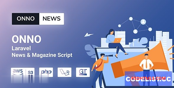 ONNO v1.4.2 - Laravel News - Magazine Script - nulled插件-免激活插件-破解版-尚睿切图网