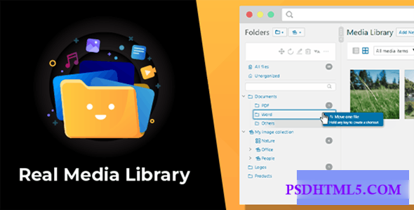 WordPress Real Media Library v4.21.1 – Folder & File Manager for WordPress Media Management  Plugins-尚睿切图网