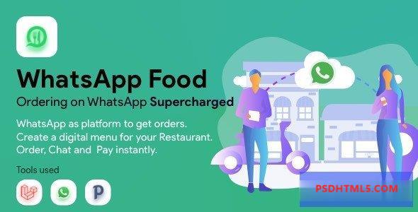 WhatsApp Food v3.1.1 – SaaS WhatsApp订购插件-尚睿切图网