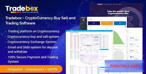 Tradebox v6.4 – CryptoCurrency Buy Sell and Trading Software – nulled插件-免激活插件-破解版-尚睿切图网