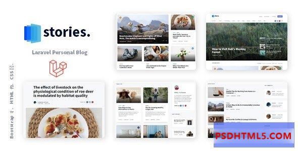 Stories v1.23.0 – Laravel创意多语言博客插件-尚睿切图网
