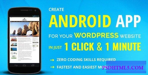 Wappress v5.0.8 – builds Android Mobile App for any WordPress website  Plugins-尚睿切图网