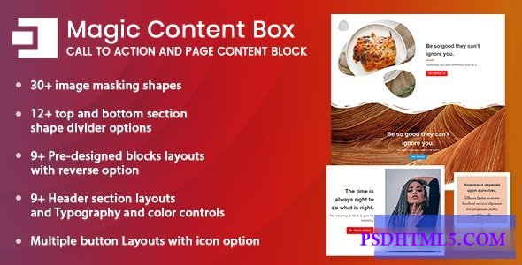 Magic Content Box v1.2.0 – Page Content Builder Gutenberg Block for WordPress  Plugins-尚睿切图网