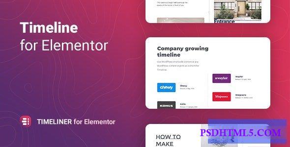 Timeliner v1.0.3 – Timeline for Elementor  Plugins-尚睿切图网