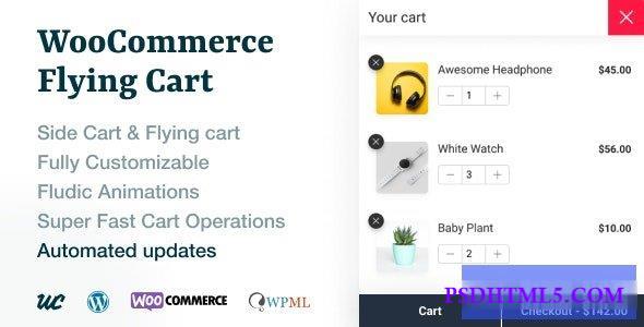 WooCommerce Flying Cart v1.6.0  Plugins-尚睿切图网