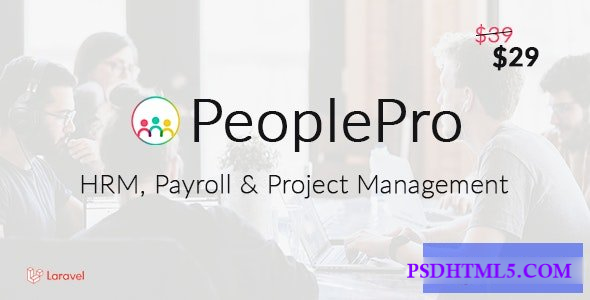 PeoplePro v1.1.7 - HRM, Payroll & Project Management  Plugins-尚睿切图网