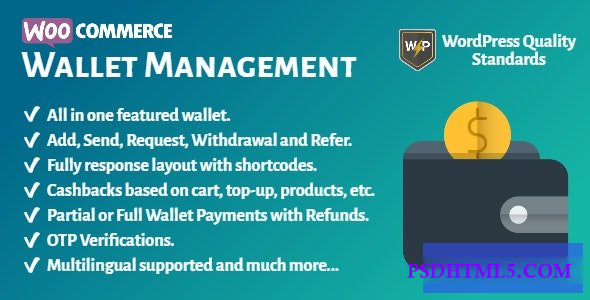 WooCommerce Wallet Management v3.6.0 – All in One  Plugins-尚睿切图网