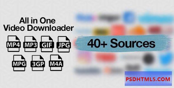 All in One Video Downloader Script v2.4.0 插件-尚睿切图网