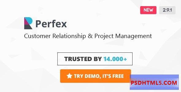 Perfex v2.9.4 – 强大的开源 CRM 插件-尚睿切图网