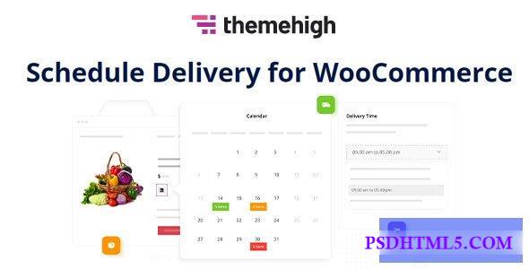 Schedule Delivery for Woocommerce v1.2.1  Plugins-尚睿切图网