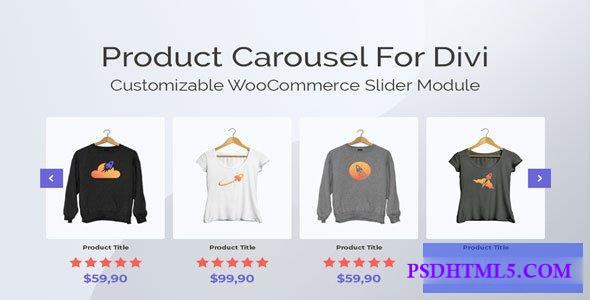 Product Carousel for Divi and WooCommerce v1.0.8  Plugins-尚睿切图网