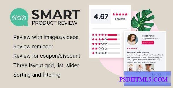 Smart Product Review For WooCommerce v1.0.4  Plugins-尚睿切图网