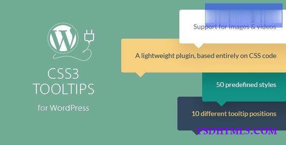 CSS3 Tooltips For WordPress v1.7  Plugins-尚睿切图网