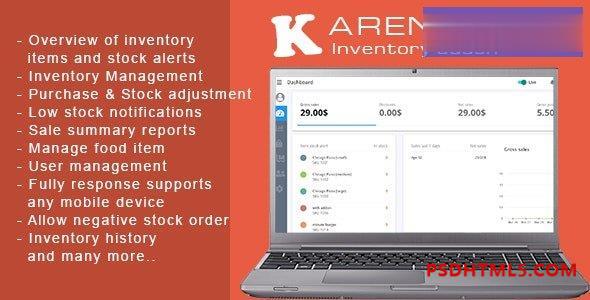 Karenderia Inventory Addon v1.0 插件-尚睿切图网