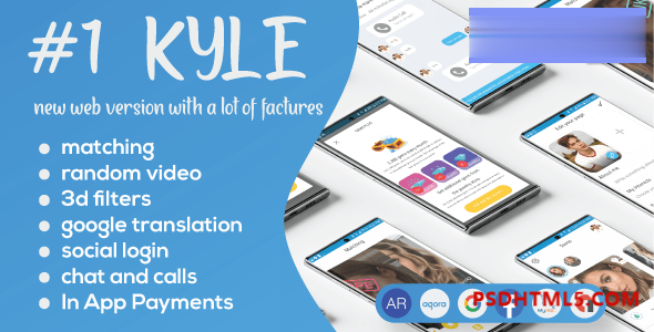 Kyle Pro v35.0 - Premium Random Video - Dating and Matching (PHP - MySql)插件-尚睿切图网