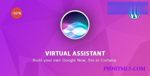 Virtual Assistant for Wordpress v2.3.3 – build your own Google Now, Siri or Cortana.  Plugins-尚睿切图网